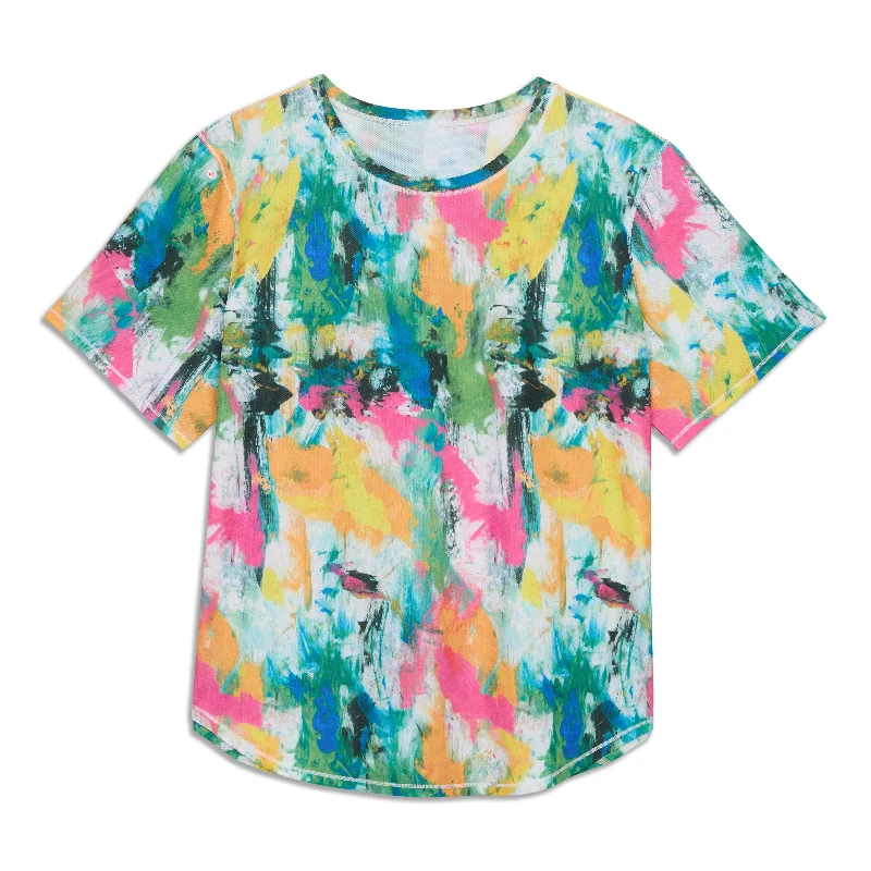 Elegant and noble High Neck Running And Training T-Shirt - Resale