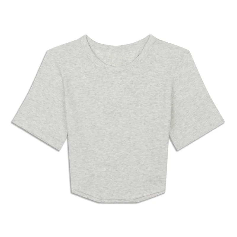 Knowledge And Elegance Hold Tight Cropped T-Shirt - Resale