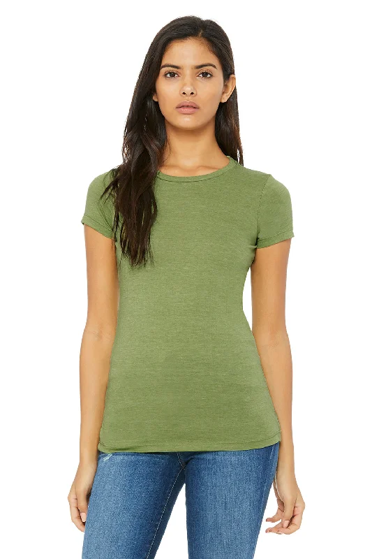 Fresh And Simple Bella + Canvas Womens The Favorite Short Sleeve Crewneck T-Shirt - Heather Green