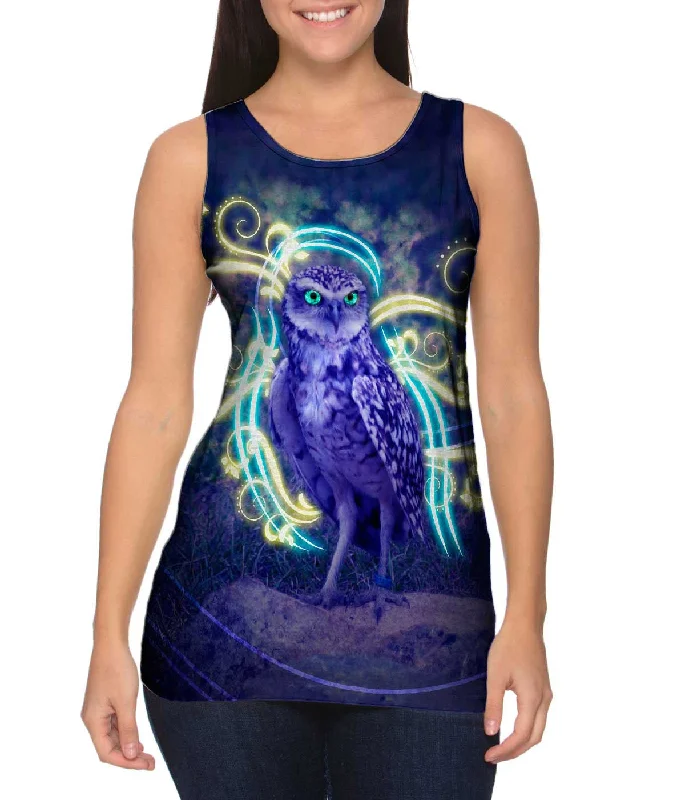 Sports High Waist Style Swirl Owl