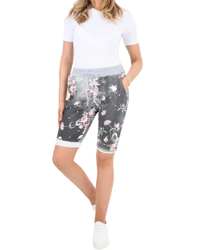 Elegant and noble Printed Joggers Shorts