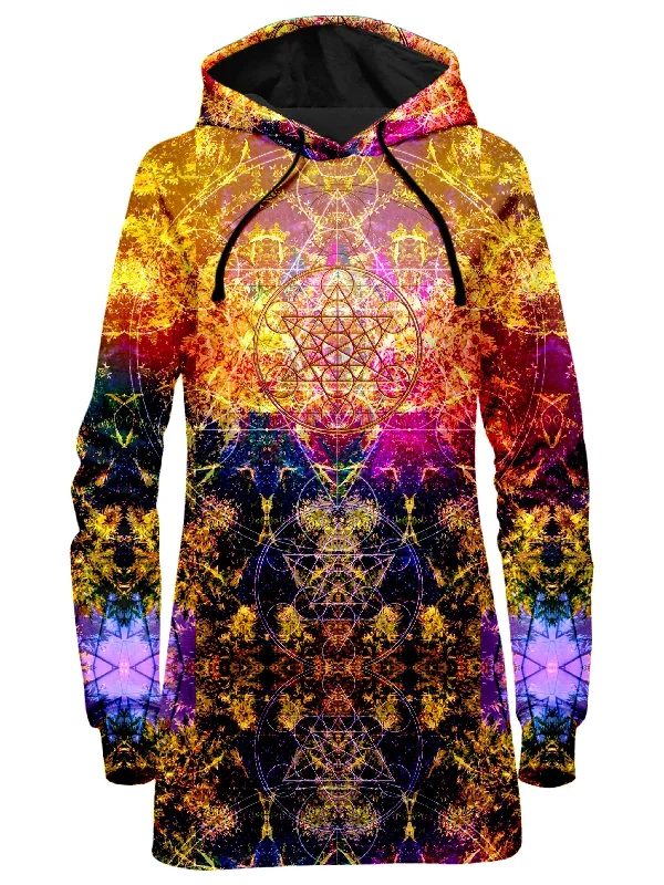 Sweet Girl Pineal Metatron Hoodie Dress