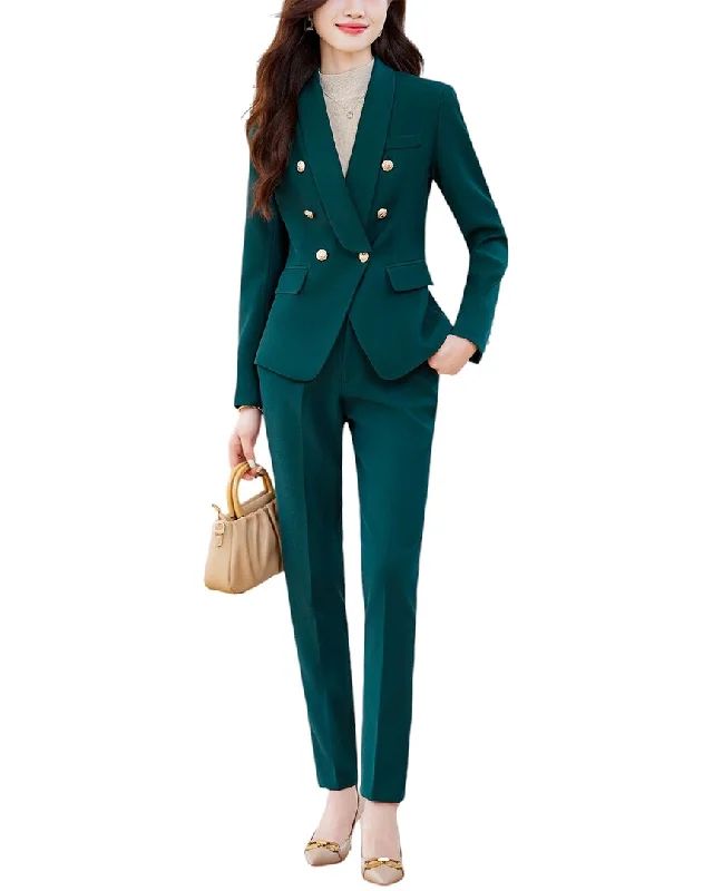 Nightclub Style LIONELLO SALVI 2pc Blazer & Pant Set