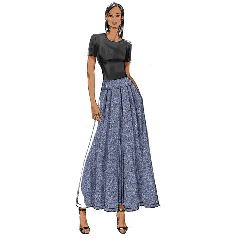 Slim Fit Vogue Skirt V9090