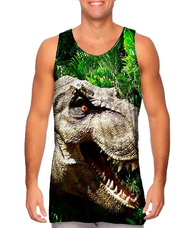 Amazing design T Rex Within Leaves Face