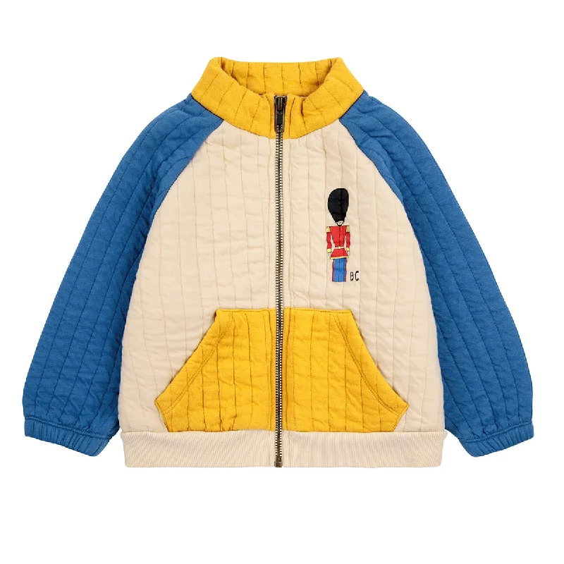 Fashion Style Little Tin Soldier Zipped Baby Sweatshirt by Bobo Choses - Last Ones In Stock - 6-12 Months