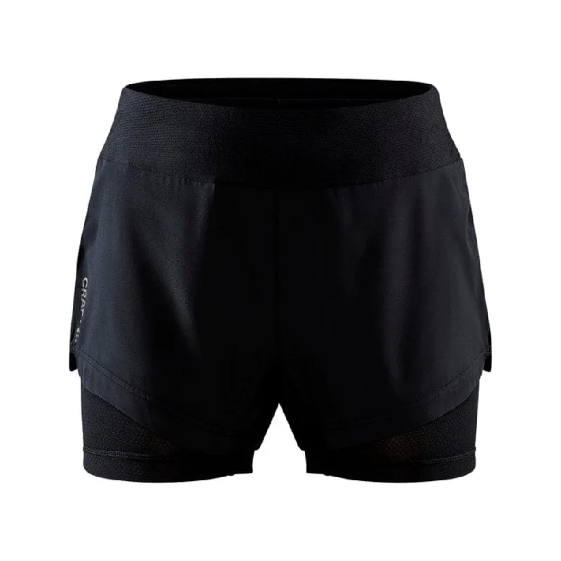 Comfortable And Simple Craft Women's ADV Essence 2-in-1 Shorts Black SS24