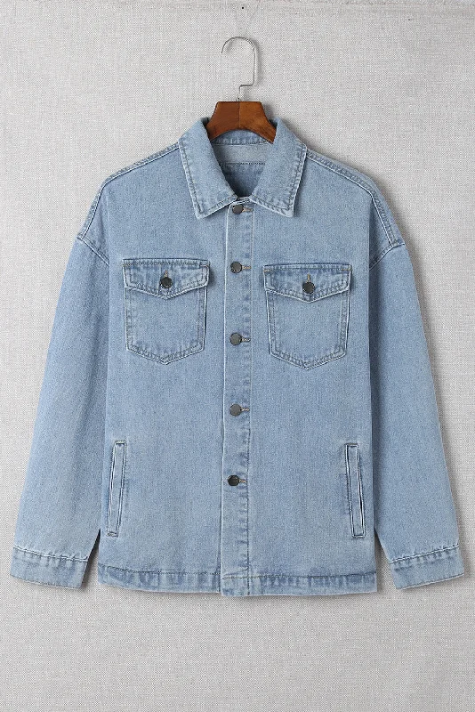 Simple research Winter Denim Jacket