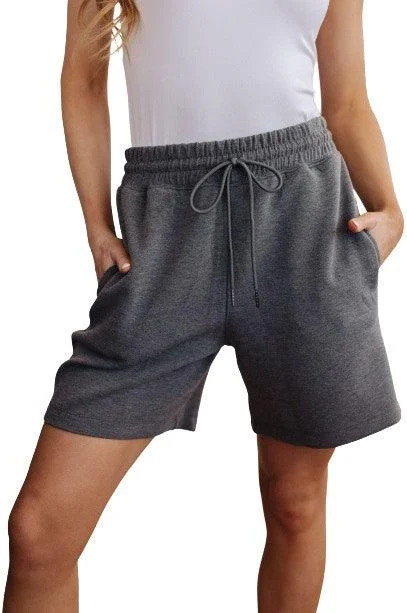 Party Wear Rae Mode Drawstring Scuba Knit Shorts