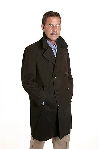 Minimal Style Men's Vintage Trench Coat / Rain Jacket  - CF - All weather
