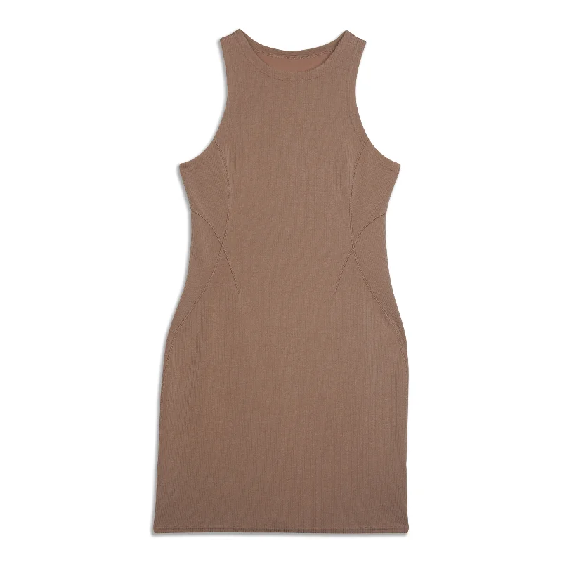 Exquisite workmanship Ribbed Softstreme Slim-Fit Tank Dress - Resale
