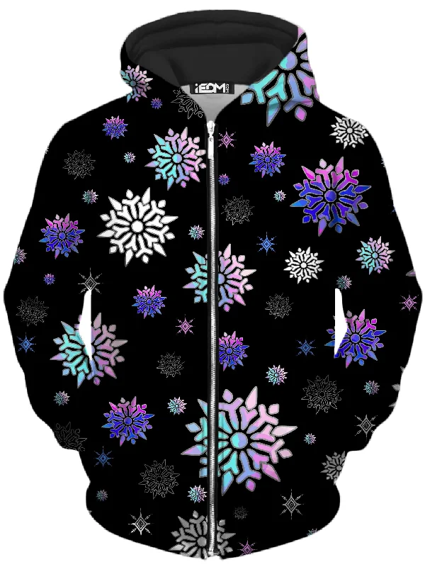 Sports Express Festive Night Sky Unisex Zip-Up Hoodie