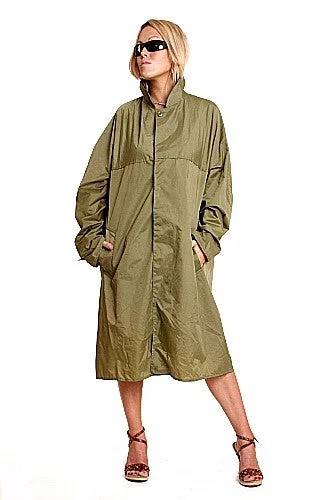Street Personality Style Women's French Nylon Trench Coat