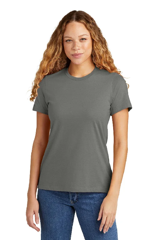 Personalized print Gildan Womens Softstyle CVC Short Sleeve Crewneck T-Shirt - Gunmetal Grey