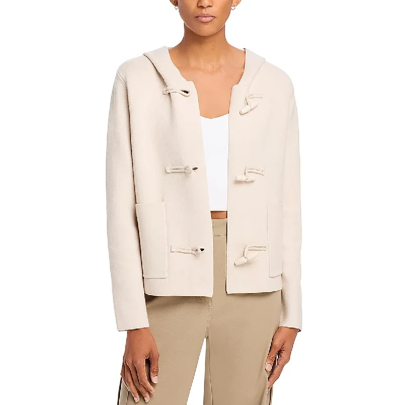 Classic style Sioni Womens Knit Toggle Closure Soft Shell Jacket