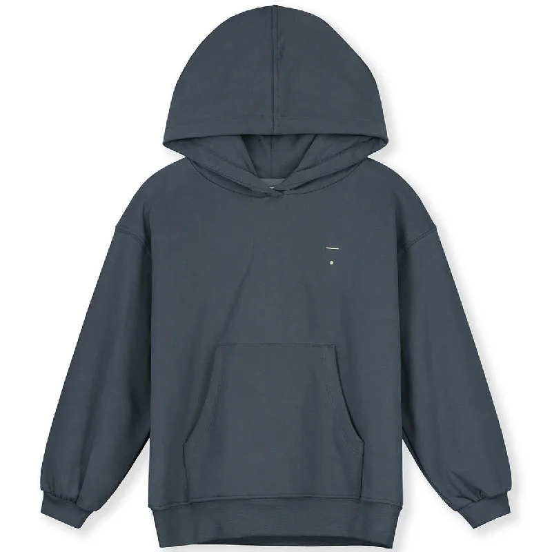 Sports fitness shoes Hoodie in Blue Grey by Gray Label