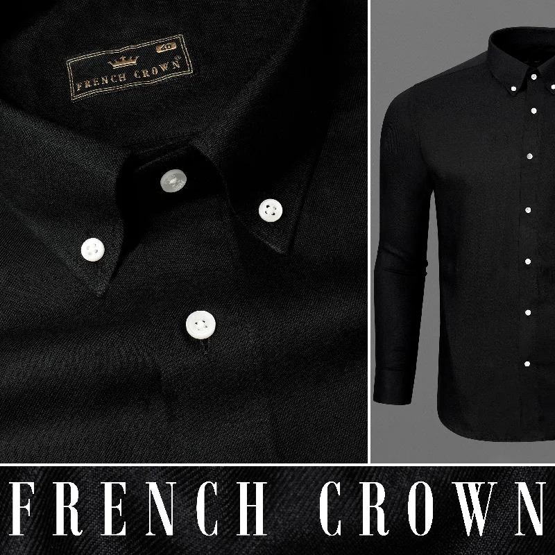 Windbreaker fashion Jade Black Premium Cotton Shirt