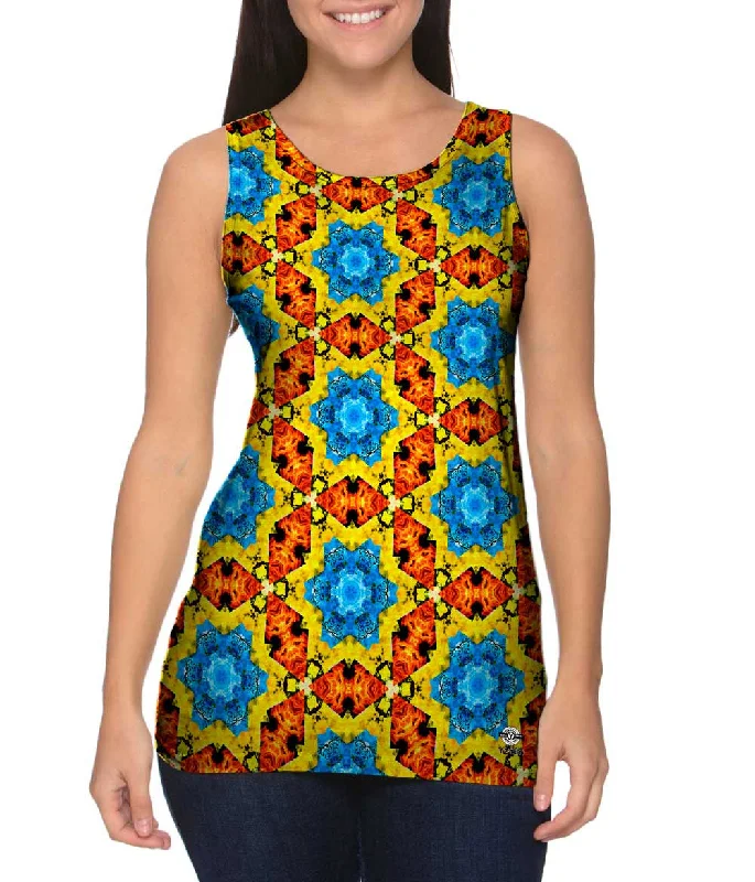 Retro Stripes Turq Dreaming Pattern
