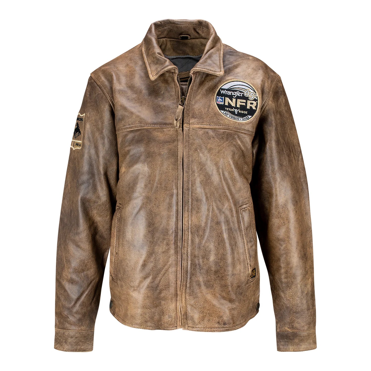 Comfortable And Simple Woman’s STS Leather NFR Jacket