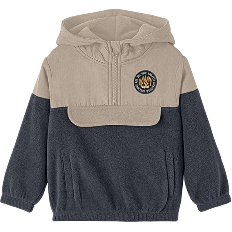 British casual Name it Oxford Tan Orm Fleece Anorak