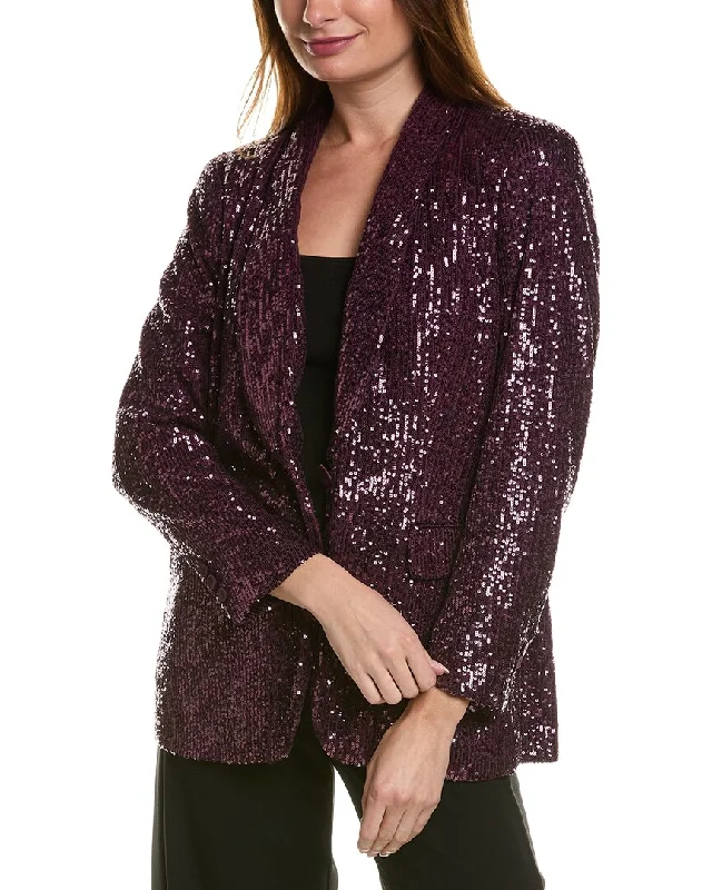 British casual Anne Klein Shawl Collar Jacket