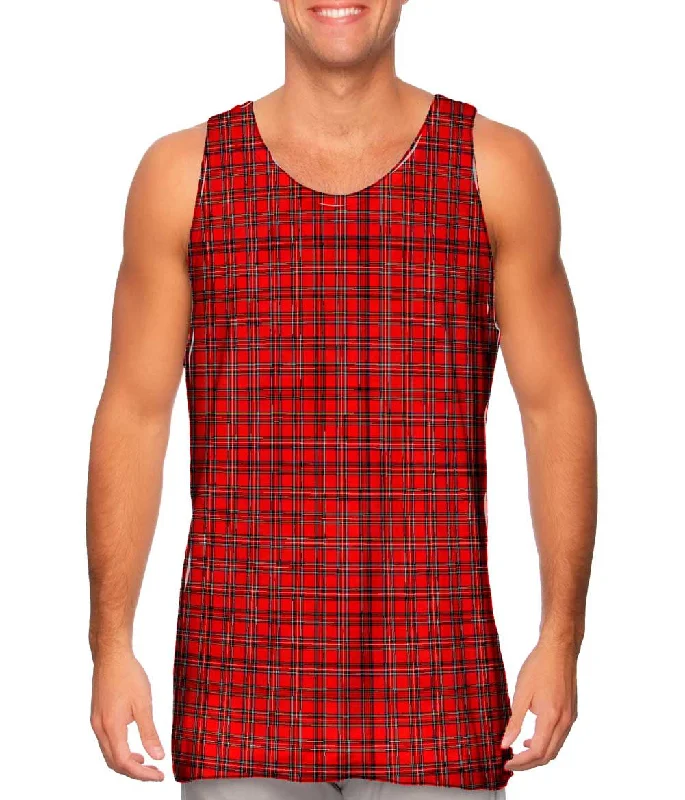 British casual Tartar Pattern Red