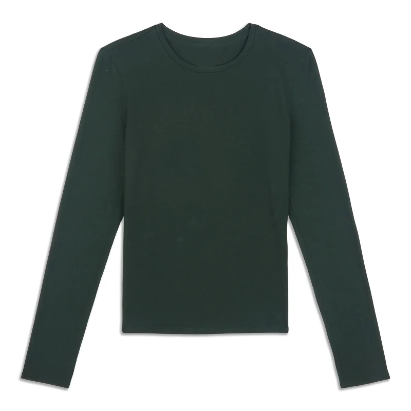 Sports Cool Organic Cotton Crewneck Long-Sleeve Shirt - Resale