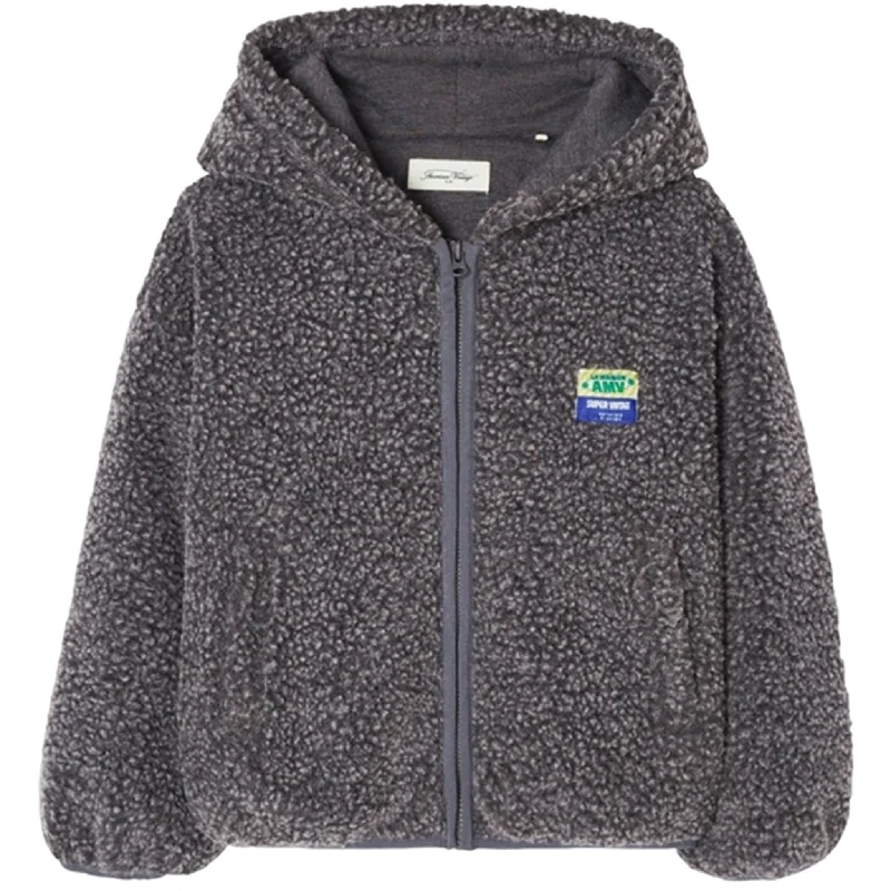Classic Series American Vintage Jacket with Hood Charcoal Melange