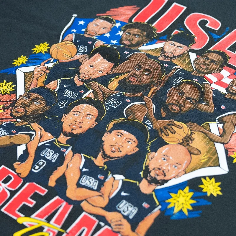 Knowledge And Elegance USA Basketball Tee