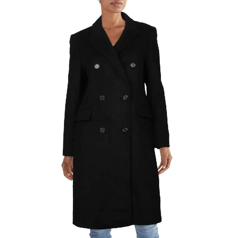 Street Fashion Lauren Ralph Lauren Womens Wool Blend Cold Weather Pea Coat