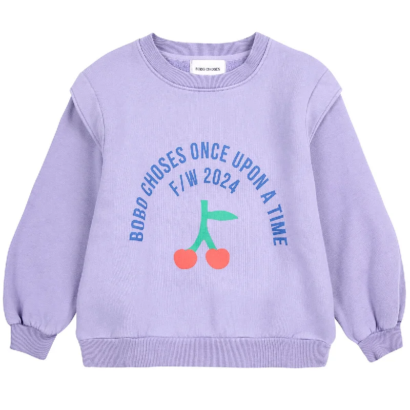 Unique prints Cherry Sweatshirt by Bobo Choses