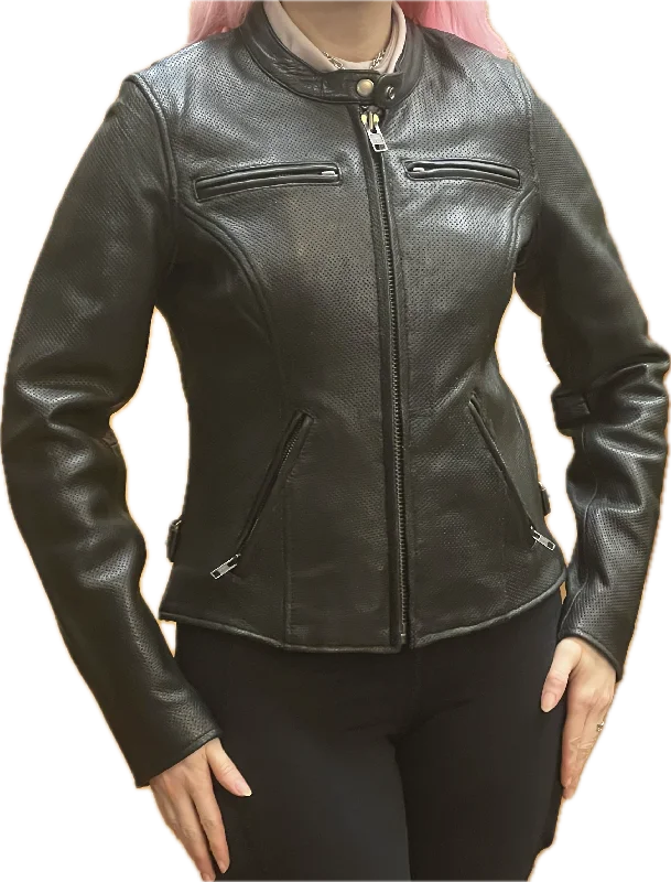 Classic Retro Ladies Gale Perforated Jacket