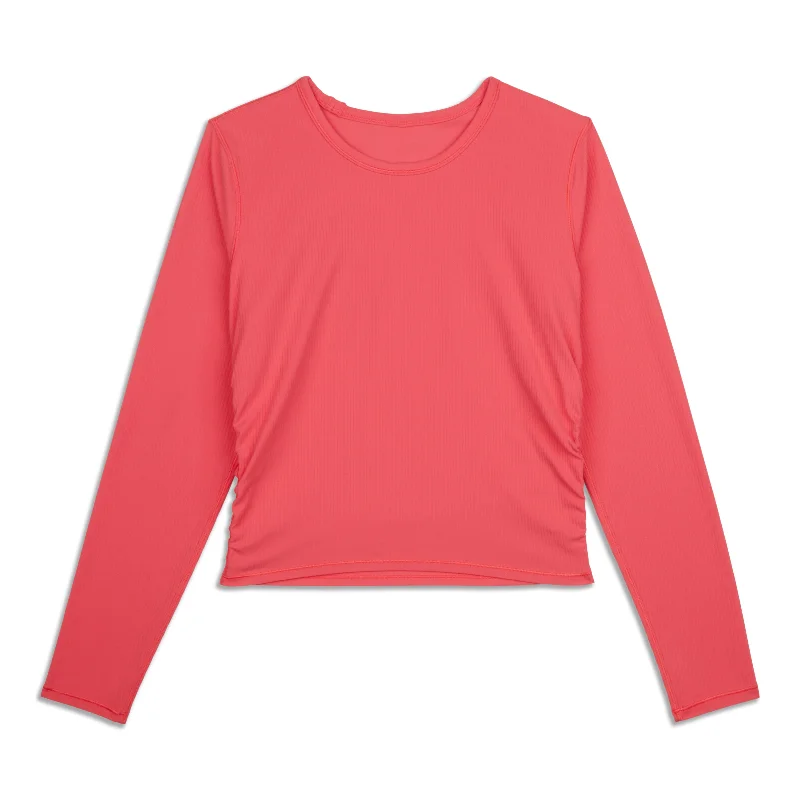 Letter embroidery All It Takes Ribbed Long-Sleeve Shirt - Resale