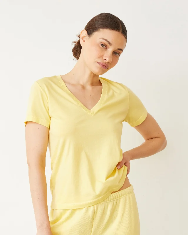 Printed pattern Basic V Neck