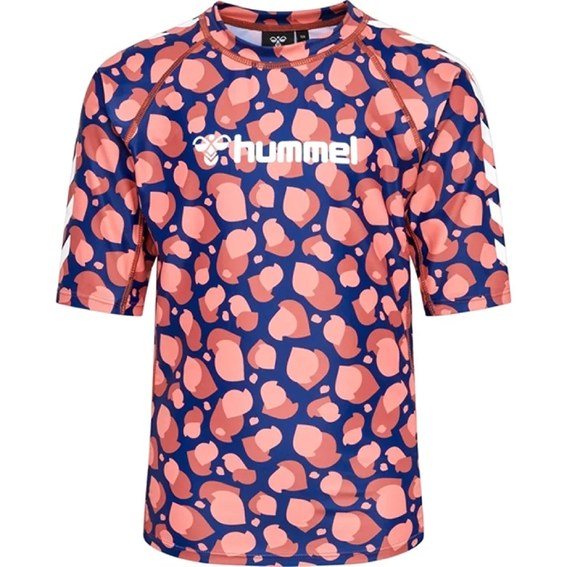 Sports outdoor style Hummel Navy Peony Lucia Bade T-shirt
