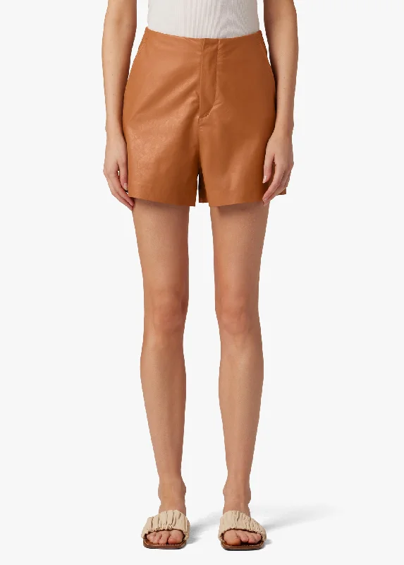 Sports Jumpsuit THE JOHNNIE VEGAN LEATHER SHORT