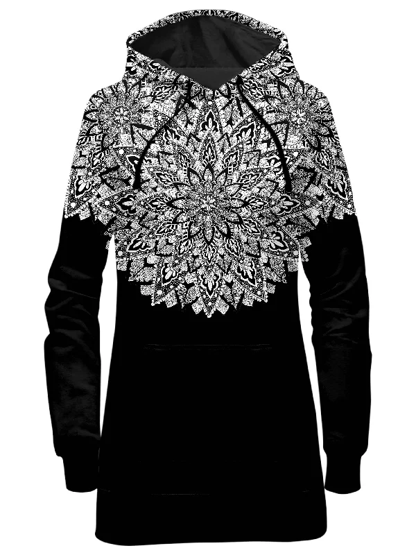 Wandering freely Flora Mandala Hoodie Dress
