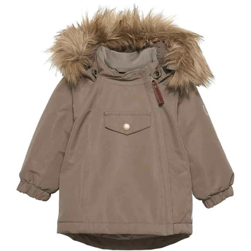 Minimal Style En Fant Jacket Solid Baby Chocolate Chip