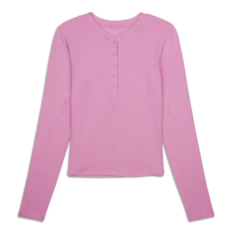 Independent design Hold Tight Long-Sleeve Henley - Resale