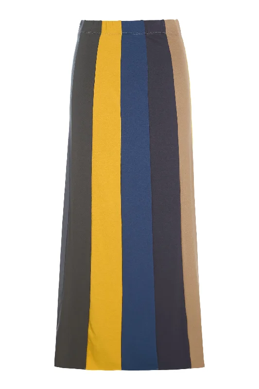 Street Style Suit LONG NO WASTE SKIRT - 98056 - MULTICOLOR