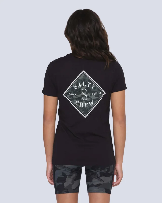 Knitted Design Tippet Decoy Classic Tee - Black