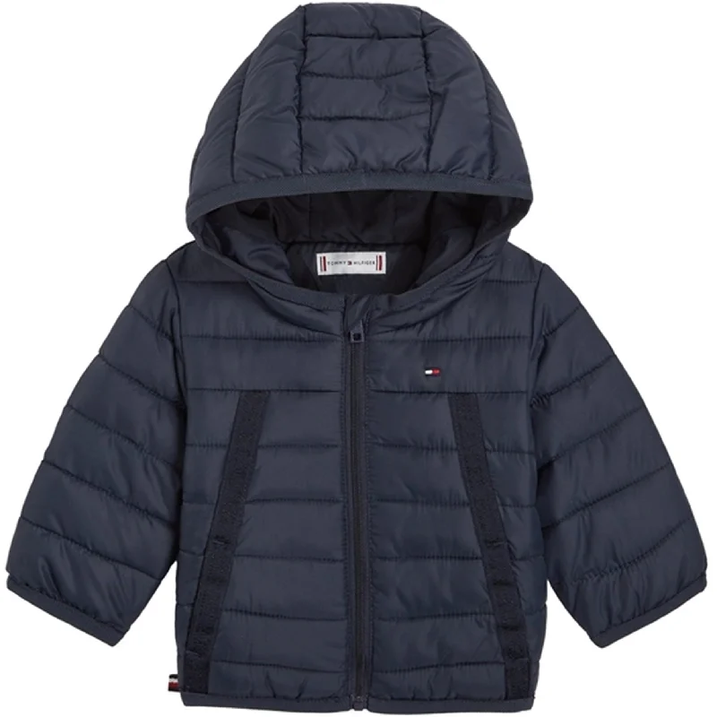 Windbreaker fashion Tommy Hilfiger Baby Monotype Tape Puffer Jacket Desert Sky