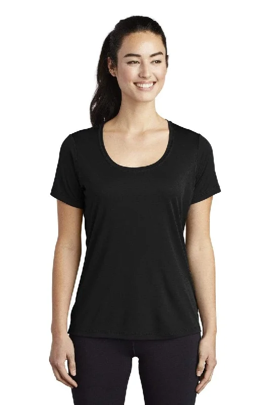 Elegant Classic Sport-Tek Ladies Posi-UV Pro Scoop Neck Tee. LST420