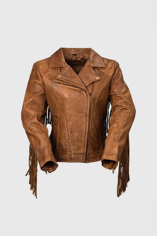 Simple research Ladies Jacket Daisy W/Fringe