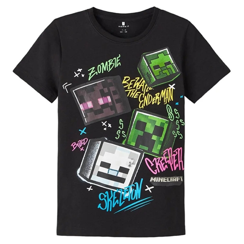 Cool Summer Name it Black Dagfin Minecraft T-shirt