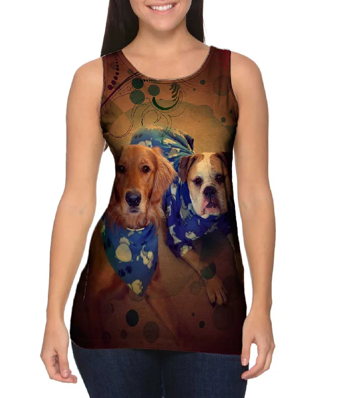 Retro Design Twin Dogs Pajamas