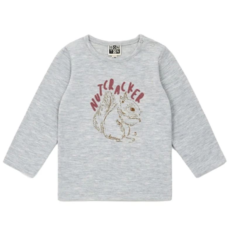 Fun and cute BONTON Gris Chine T-Shirt