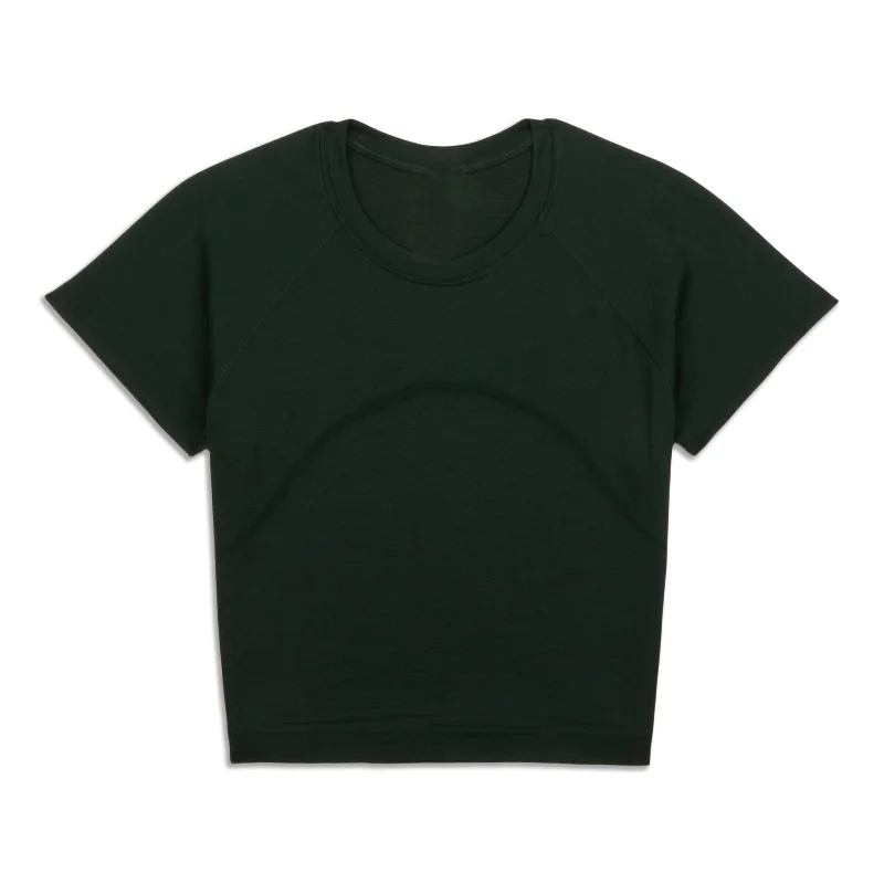 Elegant And Lazy Swiftly Tech Cropped Short-Sleeve Shirt 2.0 - Resale