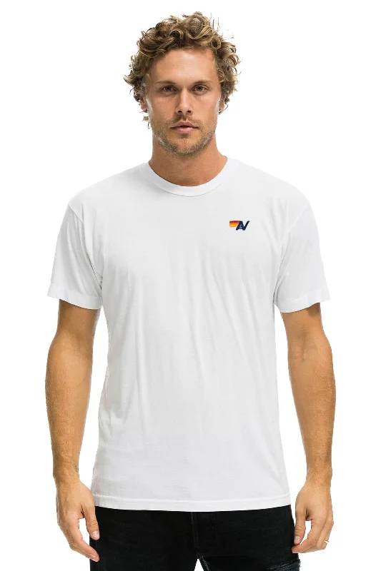 Comfortable down BASIC TEE - WHITE