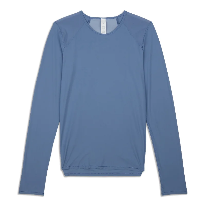 Elegant Style Sculpt Long-Sleeve Shirt - Resale